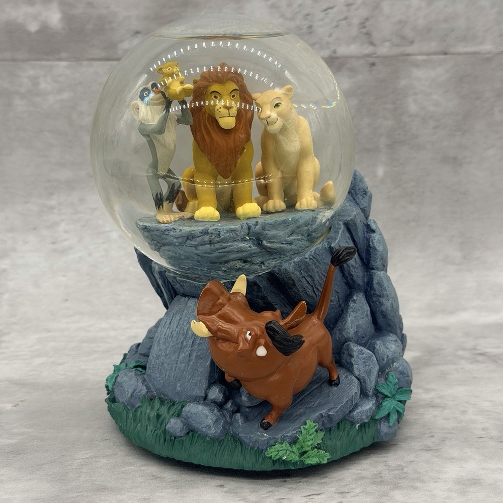 The Lion King "Circle Of Life" Musical Disney Store Snow Globe Tested Works